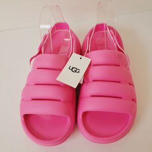 NWT UGG Sport Yeah Elastic Slide  Women Pink Sandals Size US 9